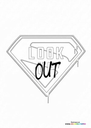 SuperGirl Look Out Logo