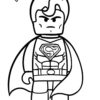 Lego Superman coloring page
