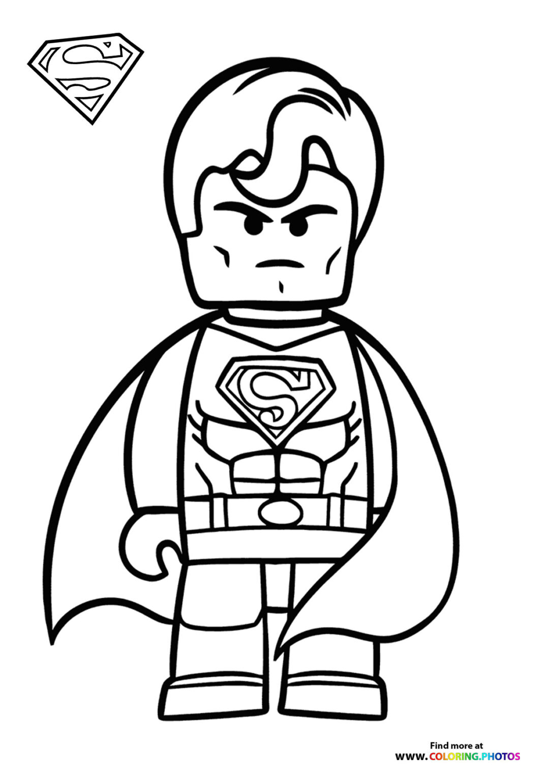 Cute little Spiderman - Coloring Pages for kids
