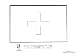 Switzerland flag Euro 2024