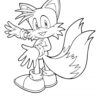 Tails from Sonic coloring page