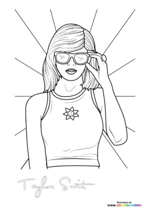 Taylor Swift with glasses