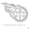 Tennessee Titans NFL logo coloring page