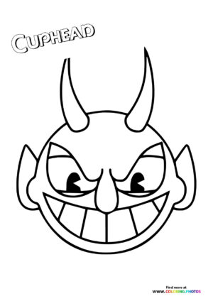 The Devil Head from Cuphead