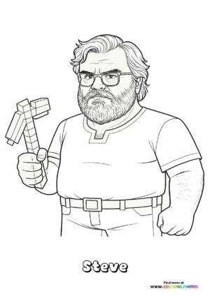 The real Steve from Minecraft movie