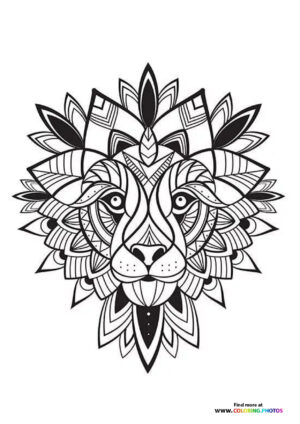 tiger tattoo coloring pages for kids