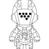 Tiny Rust Lord - Fortnite coloring page