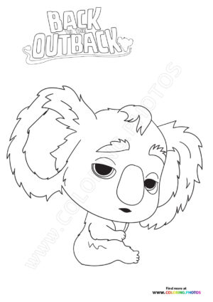 Tom Pretty Boy from Back to the Outback coloring page