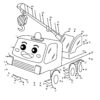 Tow truck swinging dot the dots worksheet