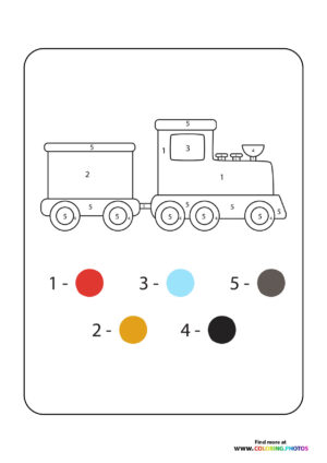 Train color by numbers