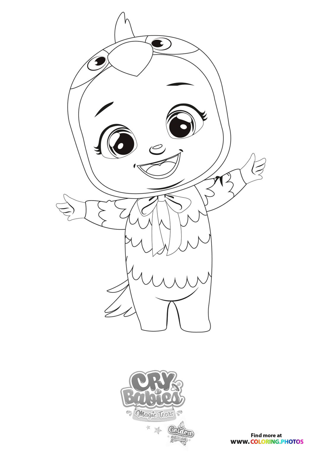 Cry Babies - Gold Edition - Coloring Pages for kids | Free and easy print