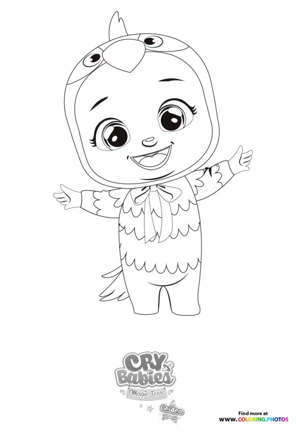 Tuka - Cry Babies - Gold Edition coloring page