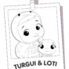 Turgui and Loti - Cry Babies coloring page