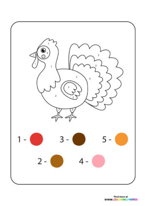 Turkey color by numbers