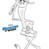 Tylor Tuskmon - Monsters at work coloring page