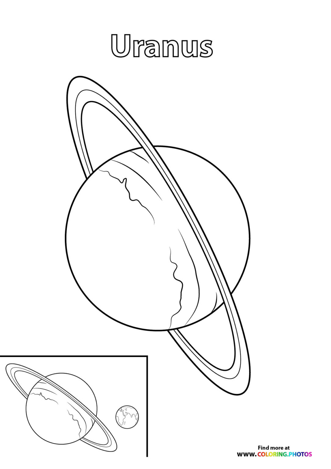 Uranus - Coloring Pages for kids