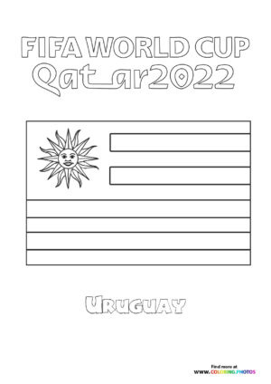 Uruguay World Cup flag