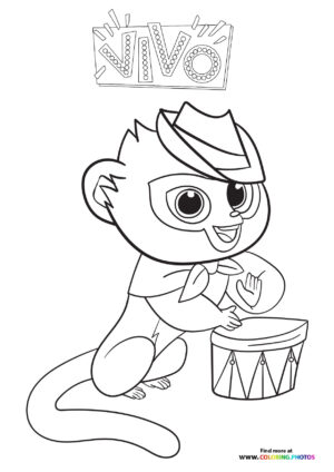 vivo coloring pages for children