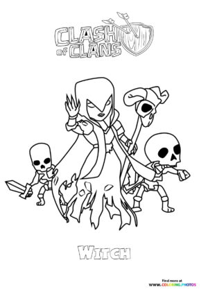 Witch from Clash of Clans