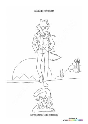 Wolf poster The Bad Guys 2