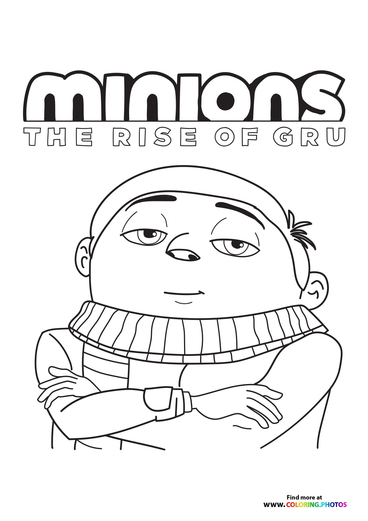 Minions 2 The Rise of Gru - Coloring Pages for kids | 100% free printables