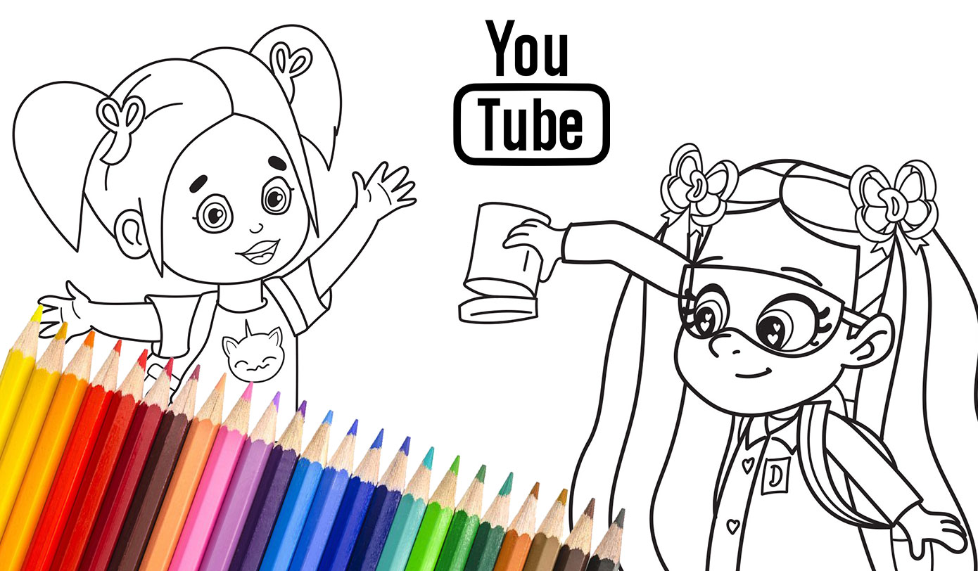 Youtube - Page 2 of 2 - Coloring Pages for kids | 100% free and easy ...