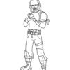 Yuletide Ranger - Fortnite coloring page
