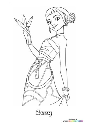 Zoey from K Pop Demon Hunters