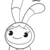 Squeaky Peeper from Abby Hatcher coloring page