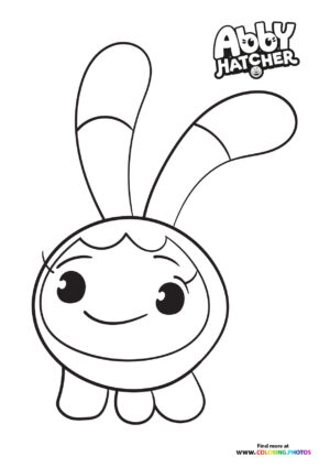 Squeaky Peeper from Abby Hatcher coloring page