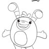 Bozzly from Abby Hatcher coloring page