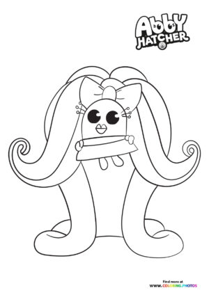 Harriet from Abby Hatcher coloring page