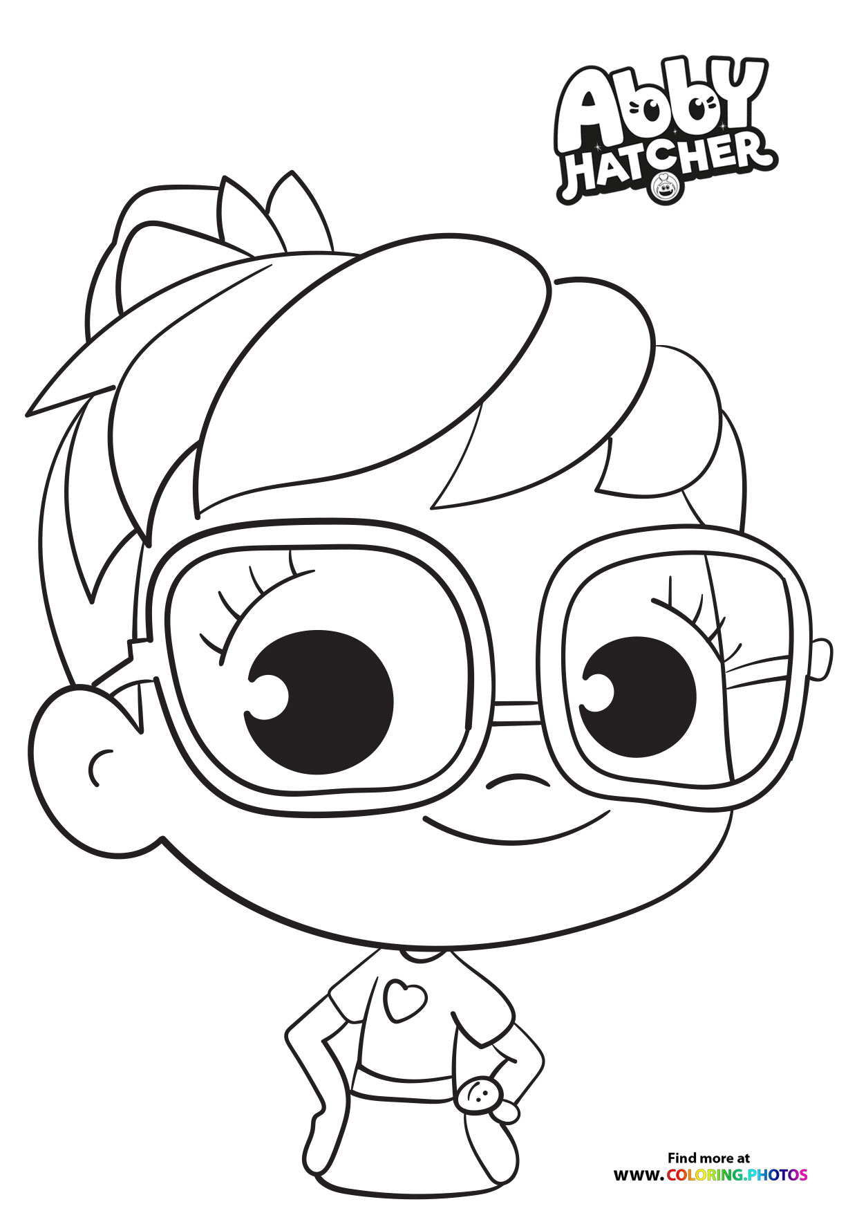 abby hatcher coloring page Abby hatcher and her friends - Printable ...