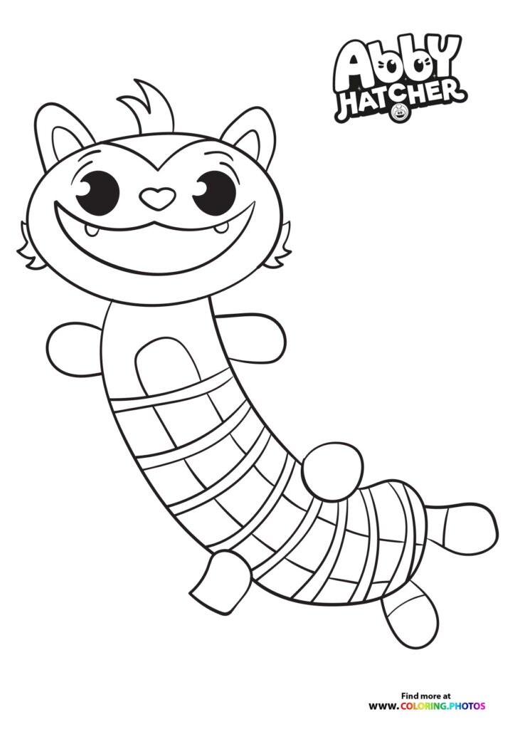 Abby Hatcher and her friends - Coloring Pages for kids