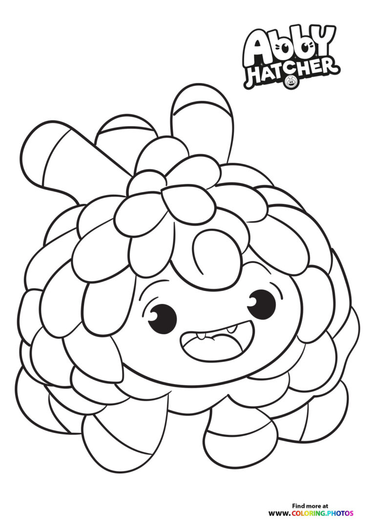 Abby Hatcher and her friends - Coloring Pages for kids