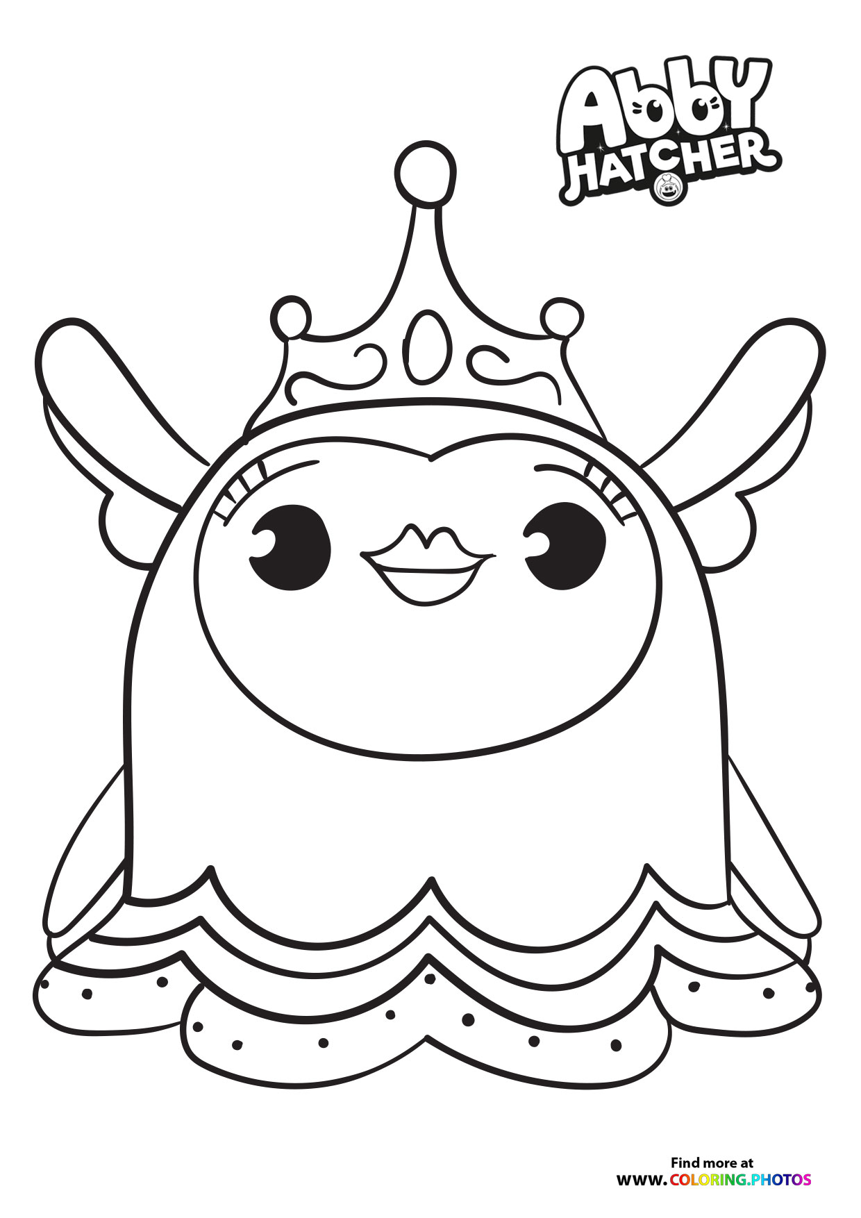 Abby Hatcher and Bozzly - Coloring Pages for kids