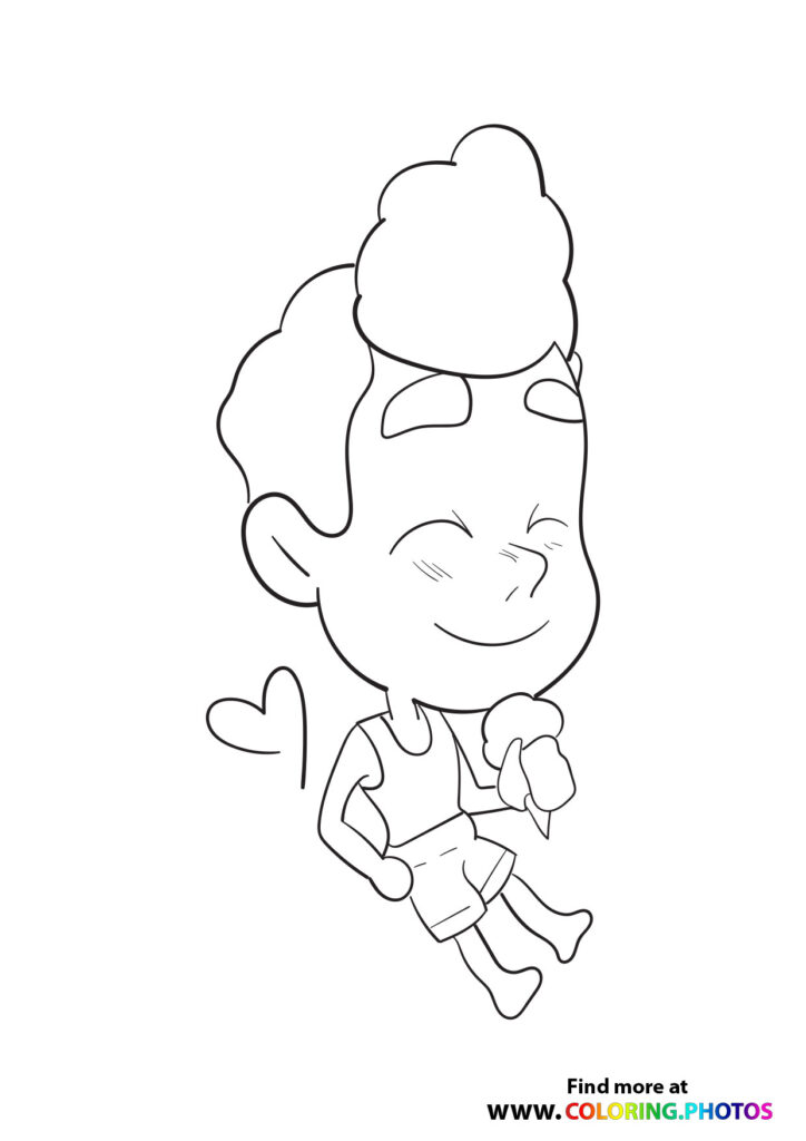 Cute Alberto eating Ice-Cream