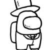 Among Us Gentlemen coloring page