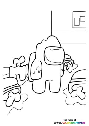 50 Among Us Game Coloring Pages Imposter  Best Free