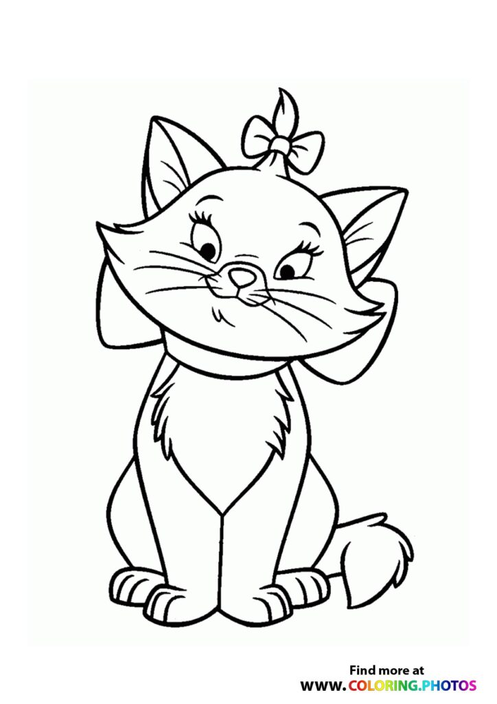 Cats - Coloring Pages for kids | Free and easy print or download for kids