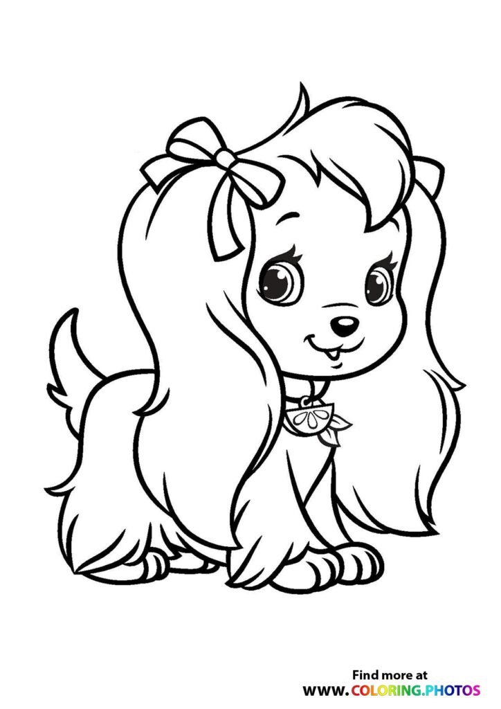 Dogs - Coloring Pages for kids | Free and easy print (printable) download