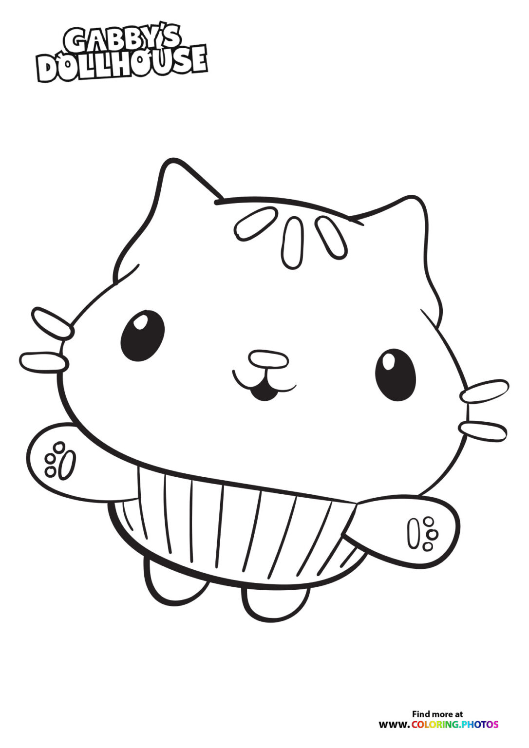 Gabby Dollhouse Coloring Pages Printable Printable World Holiday