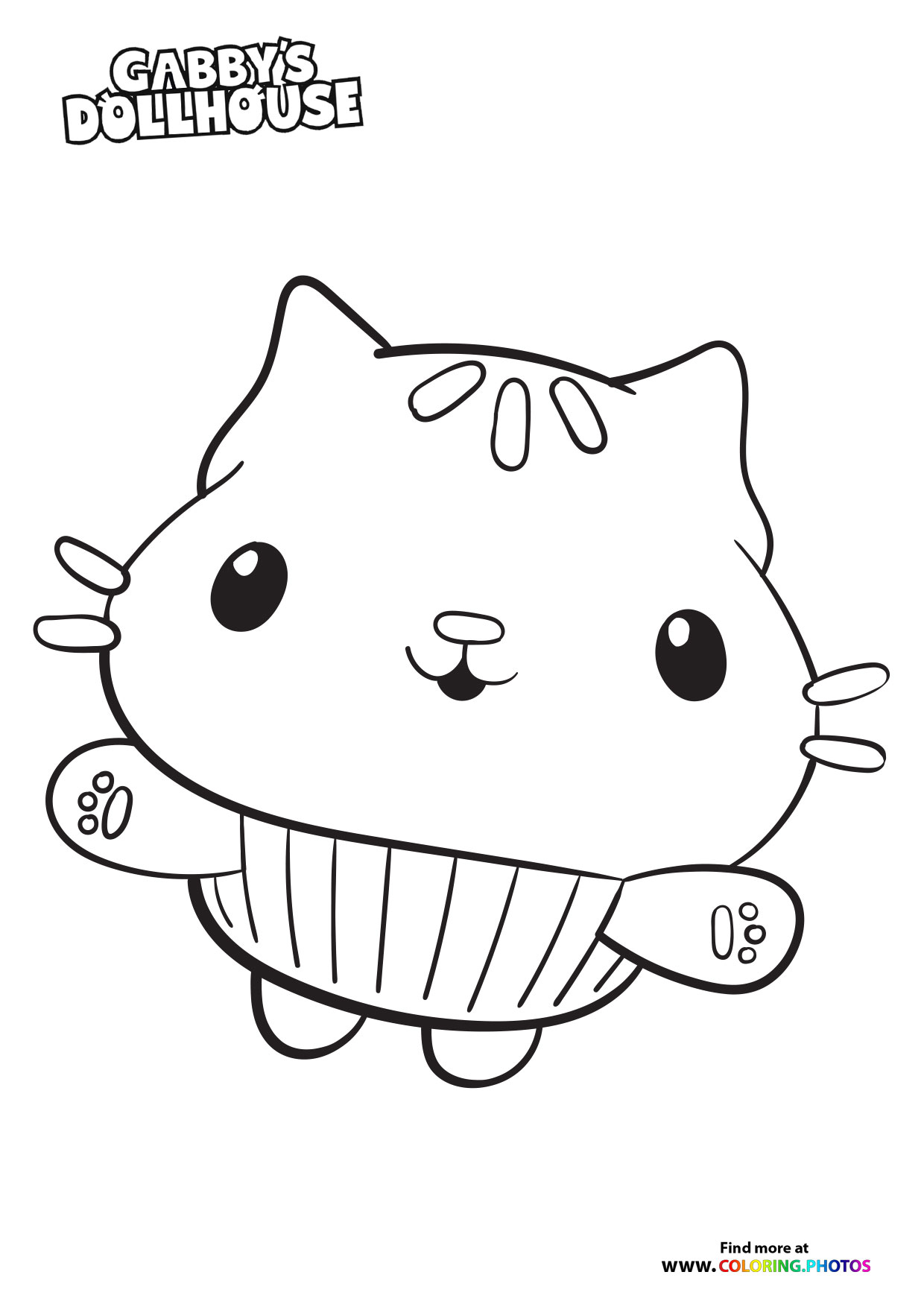 Gabby Dollhouse Coloring Pages Printable Martin Printable Calendars