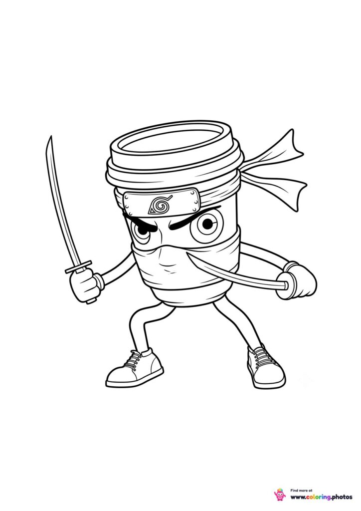 Cappuccino Assassino the coffee cup ninja