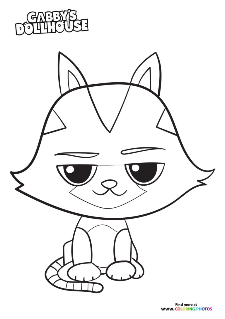 Gaby s Dollhouse Coloring Pages Free And Easy Printable Coloring Sheets