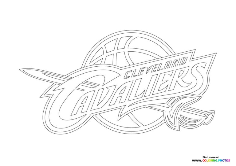 cleveland cavaliers logo - Coloring Pages for kids