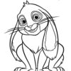 Bunny Clover coloring page