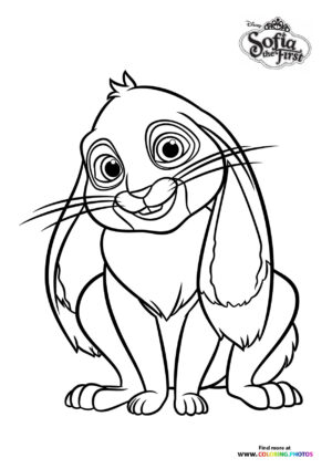Bunny Clover coloring page