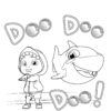 Baby shark - CoComelon coloring page