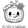CoComelon halloween pumpkin coloring page